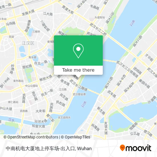 中南机电大厦地上停车场-出入口 map