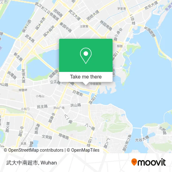 武大中南超市 map