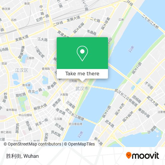胜利街 map