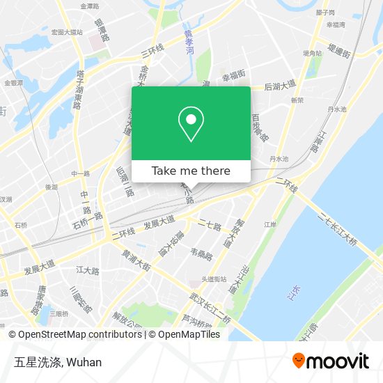 五星洗涤 map