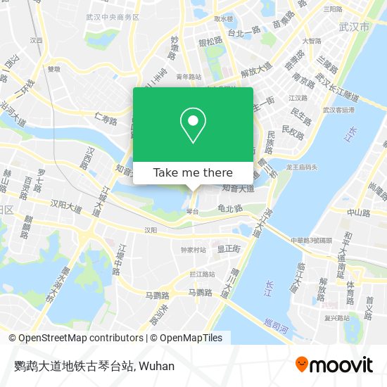 鹦鹉大道地铁古琴台站 map