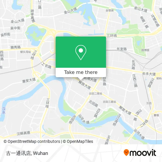 古一通讯店 map