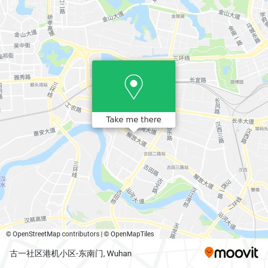 古一社区港机小区-东南门 map