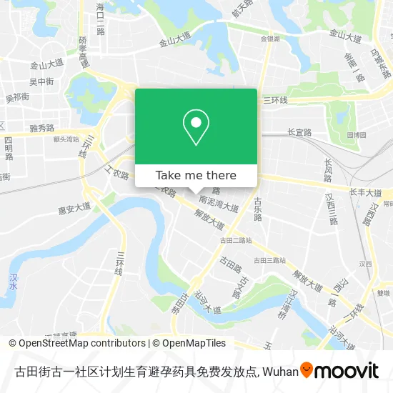 古田街古一社区计划生育避孕药具免费发放点 map
