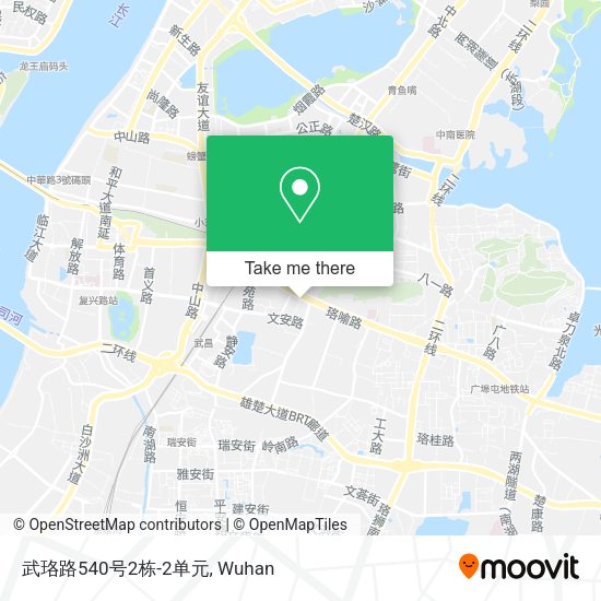 武珞路540号2栋-2单元 map