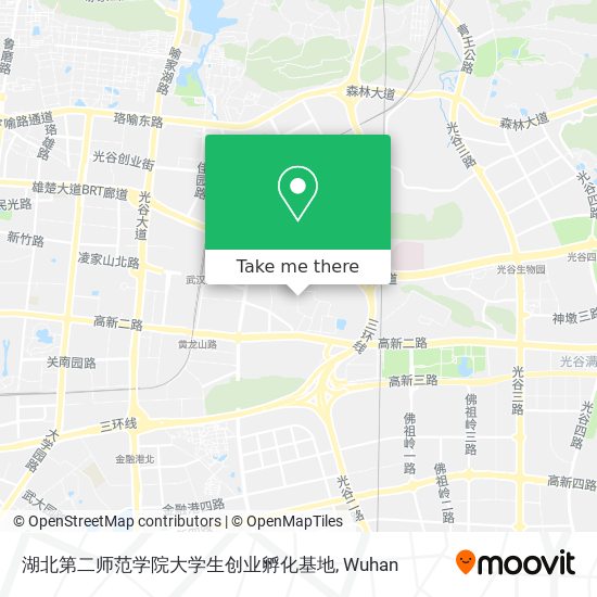 湖北第二师范学院大学生创业孵化基地 map