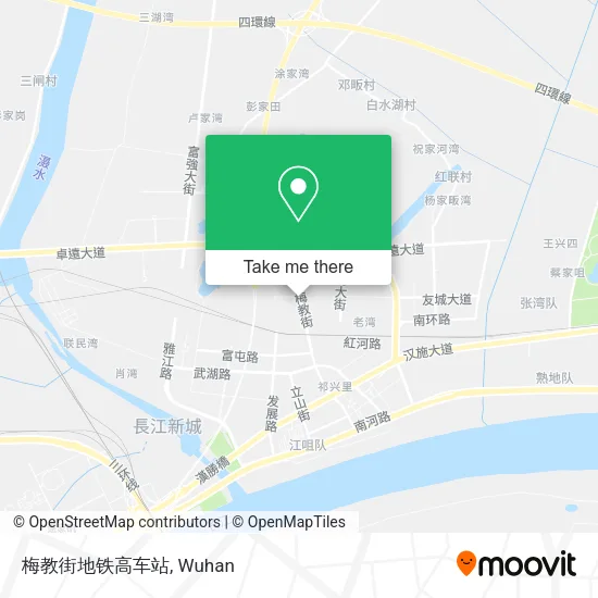 梅教街地铁高车站 map
