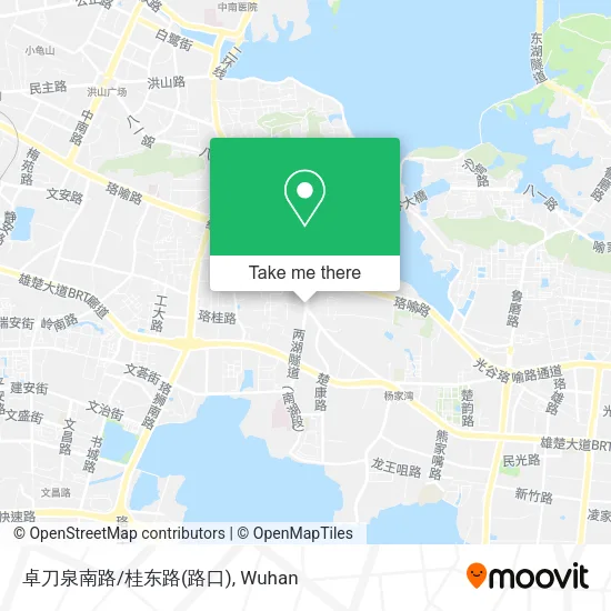 卓刀泉南路/桂东路(路口) map
