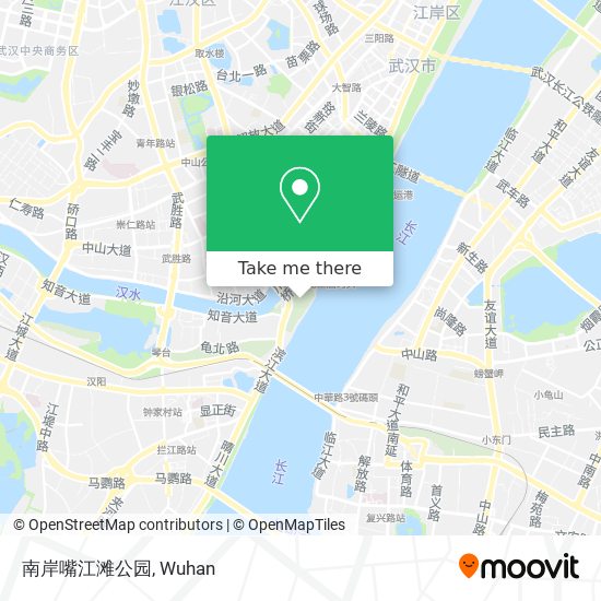 南岸嘴江滩公园 map