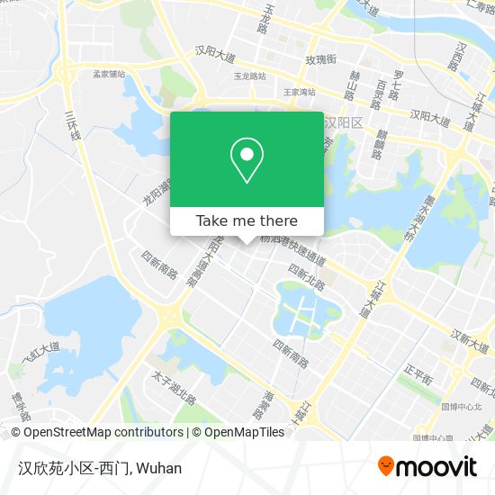 汉欣苑小区-西门 map