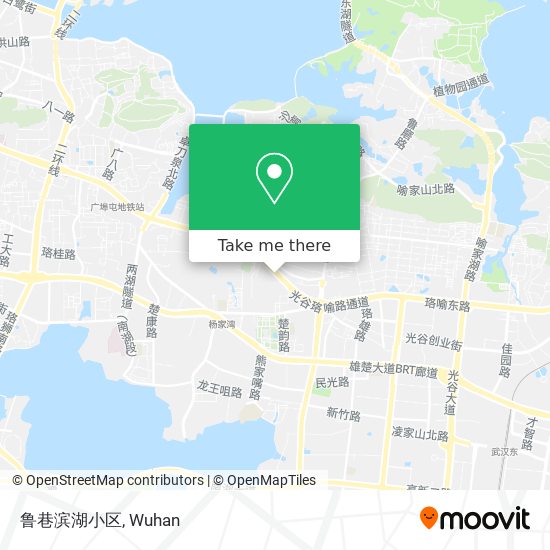 鲁巷滨湖小区 map