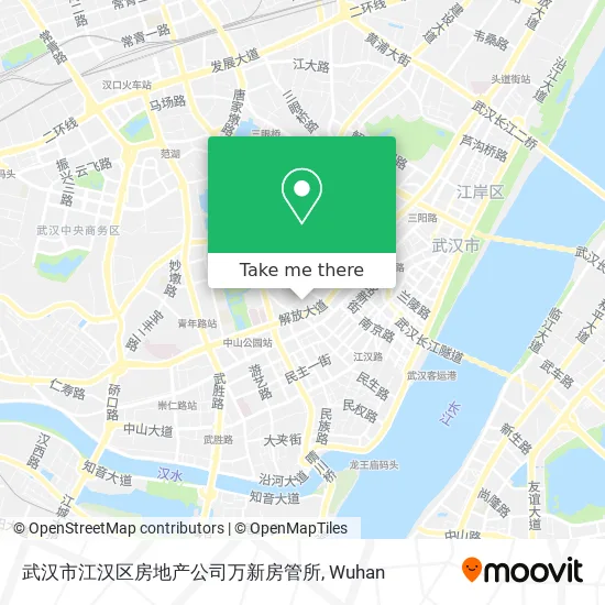 武汉市江汉区房地产公司万新房管所 map