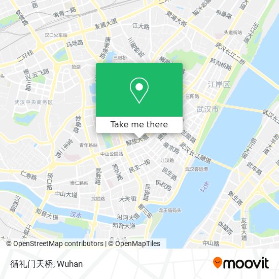 循礼门天桥 map