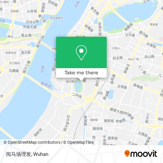 阅马场理发 map