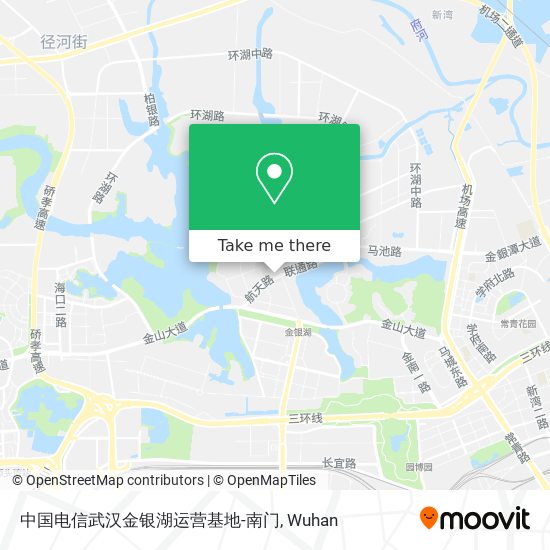 中国电信武汉金银湖运营基地-南门 map