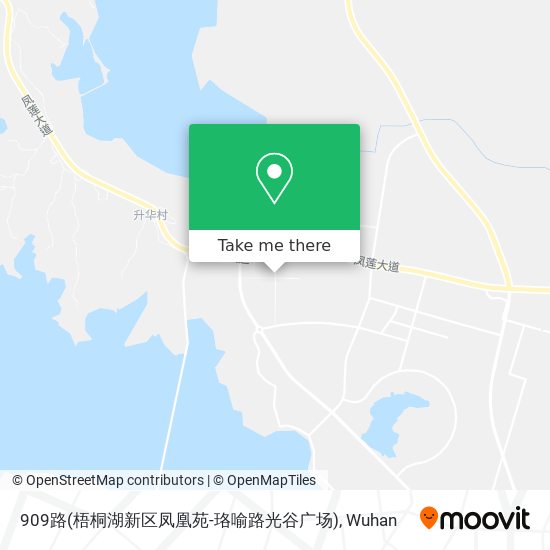 909路(梧桐湖新区凤凰苑-珞喻路光谷广场) map