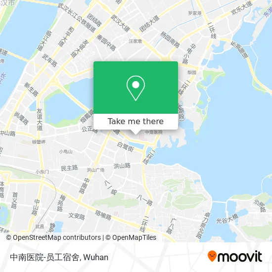 中南医院-员工宿舍 map