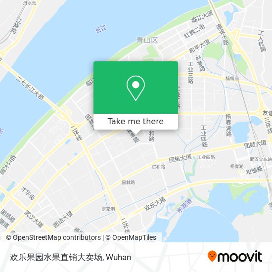 欢乐果园水果直销大卖场 map