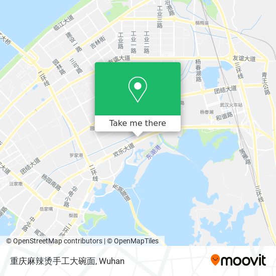 重庆麻辣烫手工大碗面 map