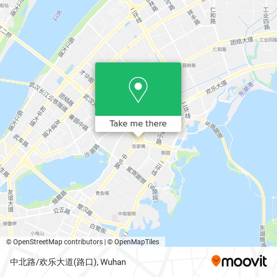 中北路/欢乐大道(路口) map