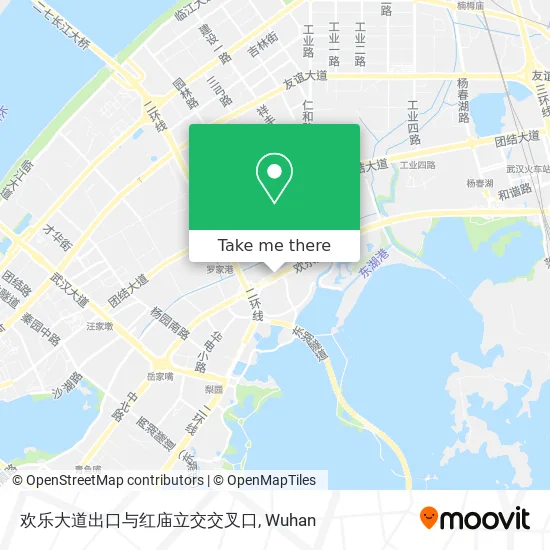 欢乐大道出口与红庙立交交叉口 map