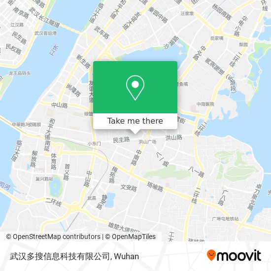 武汉多搜信息科技有限公司 map