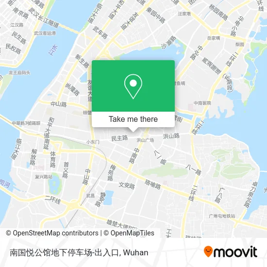 南国悦公馆地下停车场-出入口 map