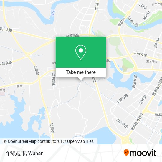 华银超市 map