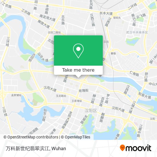 万科新世纪翡翠滨江 map
