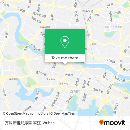 万科新世纪翡翠滨江 map