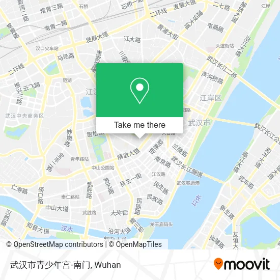 武汉市青少年宫-南门 map