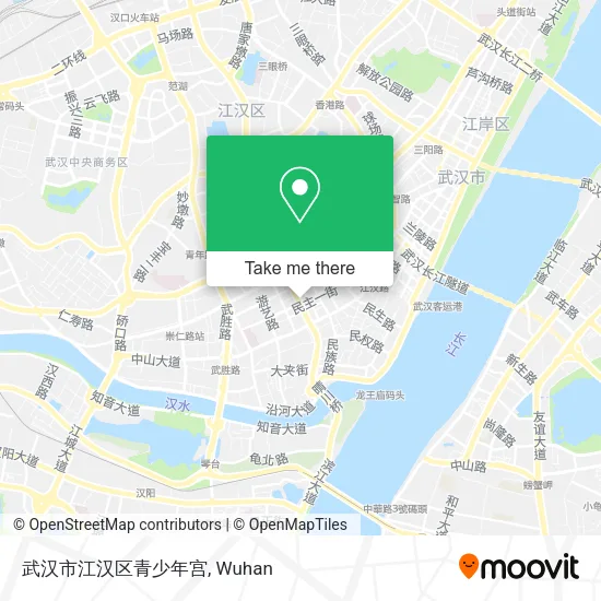 武汉市江汉区青少年宫 map