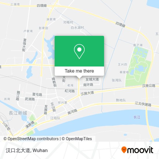 汉口北大道 map