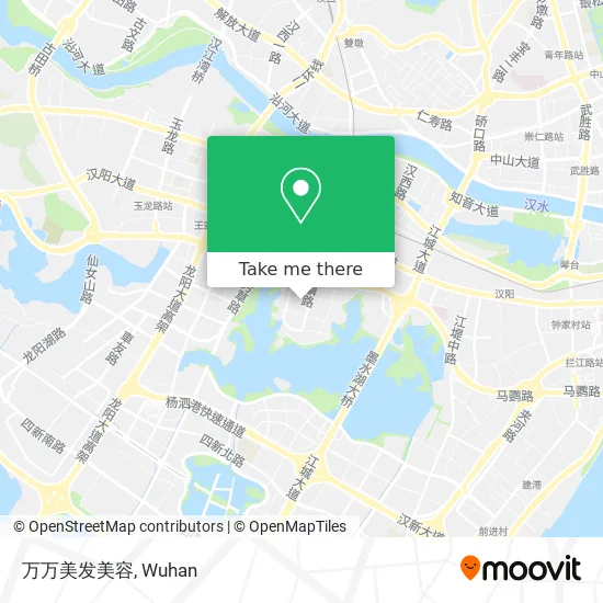 万万美发美容 map