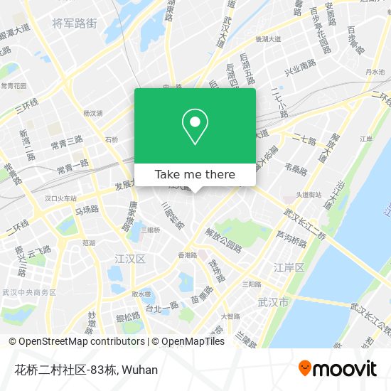 花桥二村社区-83栋 map
