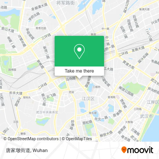 唐家墩街道 map