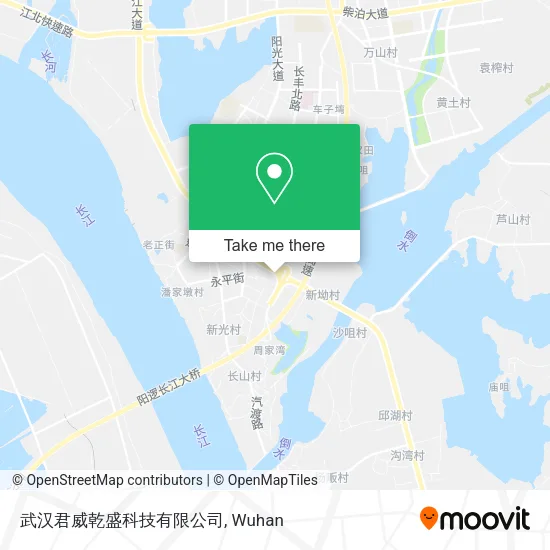 武汉君威乾盛科技有限公司 map