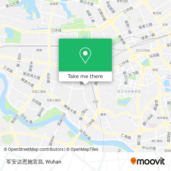 军安达恩施宜昌 map