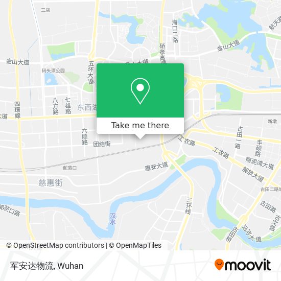 军安达物流 map
