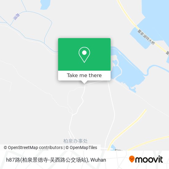 h87路(柏泉景德寺-吴西路公交场站) map