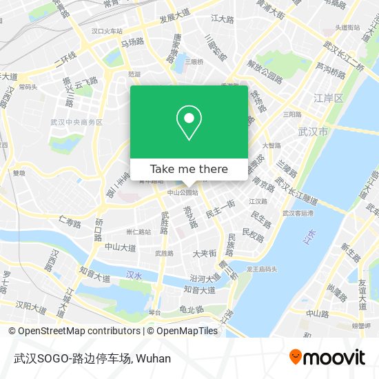 武汉SOGO-路边停车场 map