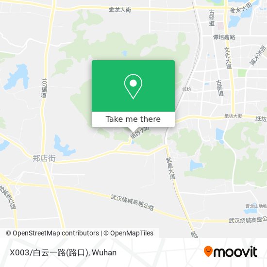 X003/白云一路(路口) map