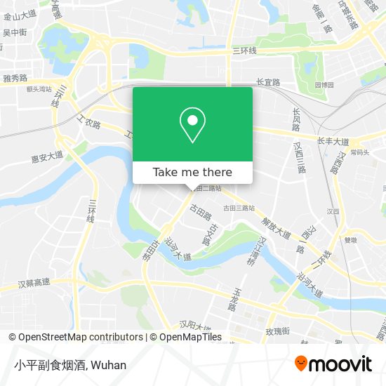 小平副食烟酒 map