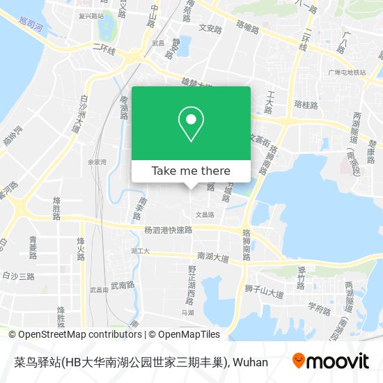 菜鸟驿站(HB大华南湖公园世家三期丰巢) map