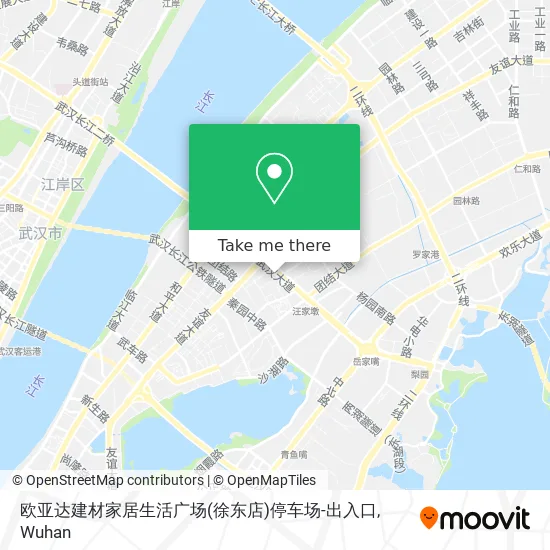 欧亚达建材家居生活广场(徐东店)停车场-出入口 map