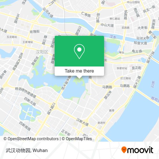 武汉动物园 map