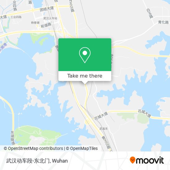武汉动车段-东北门 map
