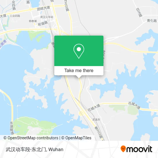 武汉动车段-东北门 map