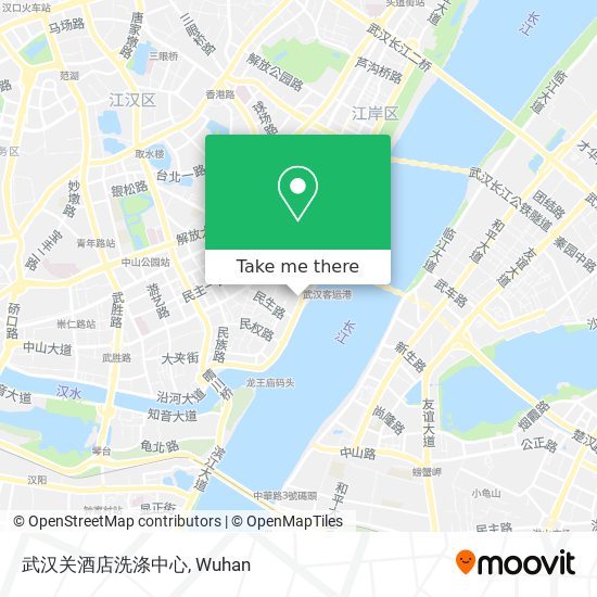武汉关酒店洗涤中心 map