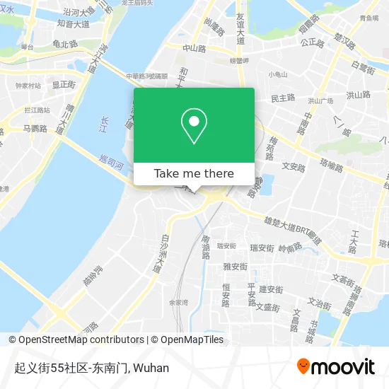起义街55社区-东南门 map